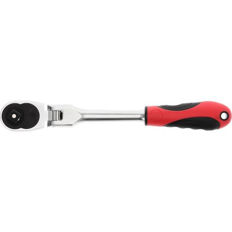 R60120027 2K llave de carraca reversible con articulación 1/2 292 mm RSW5° (1/4)