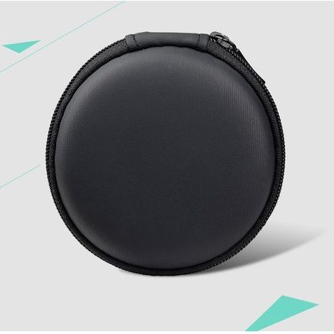 Étui de rangement pour mini casque audio, étui rigide à fermeture éclair, étui pour casque audio, mini étui pour casque audio, étui de transport multifonctionnel (1/2)