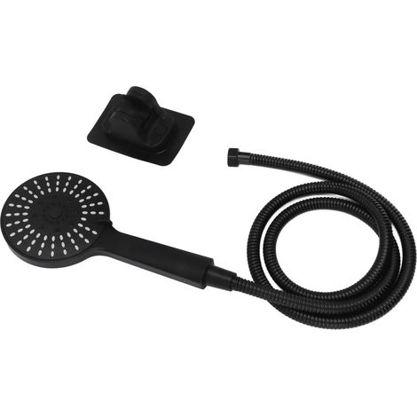 Kit de pommeau de douche 5 jets, pommeau de douche ABS haute pression avec support de flexible (1/5)