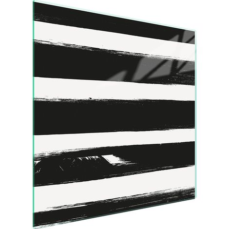 GLASSCHUTZPLATTE FÜR HERD 50x52 STREIFEN