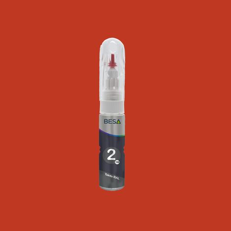 Stylo retouche peinture Orange Sang RAL 2002  Brillant