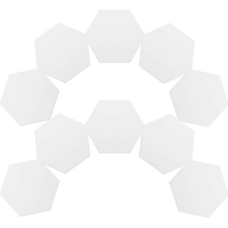 Tapis absorbants hexagonaux en céramique blanche pour le transfert de chaleur. (1/5)