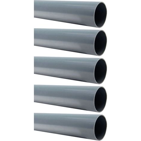 5 Tubes PVC évacuation NF-Me lisse - diamètre 32 mm - 4 mètres - ép. 3,0 mm - Arcanaute (1/2)