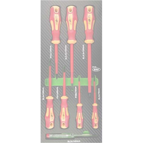 Tournevis plat jbm sl vde certifié VDE poignée ergonomique