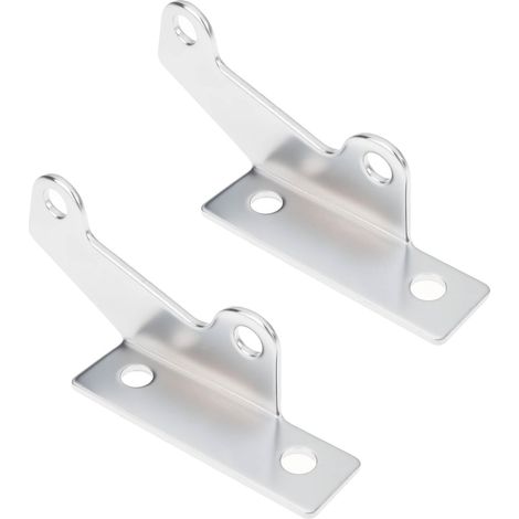 Satz mit 2 Motorrad-Vorderradbremssattelhalterungen, 40/50 mm Lochabstand, kompatibel mit 49-cm³-Minibikes, Pocketbikes, Pitbikes und Minimotorrädern (1/5)