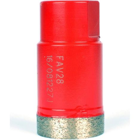 FRESA DIAMANTATA AD ACQUA Žÿ 28 MM MONTOLIT SINTERIZED FAV28