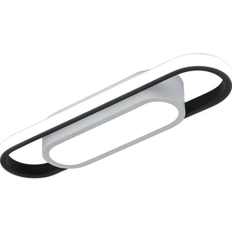 Plafonnier LED rectangulaire 24W – 3000 lm – éclairage 6500K – usage cuisine et chambre (1/5)
