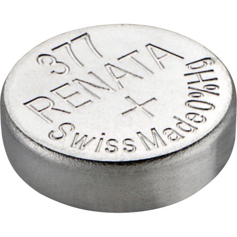 BATTERIA a BOTTONE all'ossido d'argento 377 RENATA
