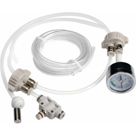DIY-CO2-System for Aquarienpflanzen, CO2-Aquariumzubehör, DIY-CO2-Generator mit Druckprüfer und Luftstromregelventil für Pflanzen und Aquarien (1/4)