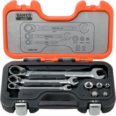 Juego Llave Combi.Carraca 1Rma/S8