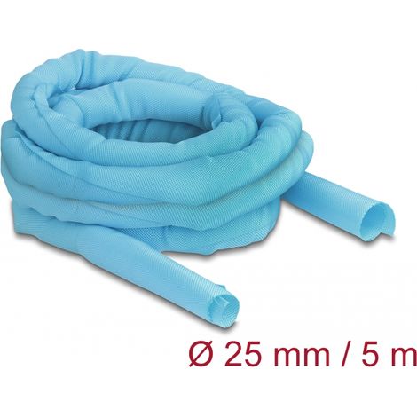 Delock Manga tejida de cierre automÃ¡tico resistente al calor 5 m x 25 mm azul