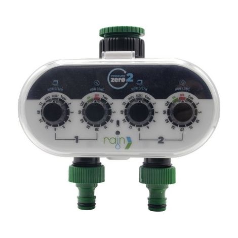 CENTRALINA IRRIGAZIONE ZERO PRESSURE +2 RAIN  INNESTO RAPIDO 3/4F 1XTRANSISTOR VOLT 9
