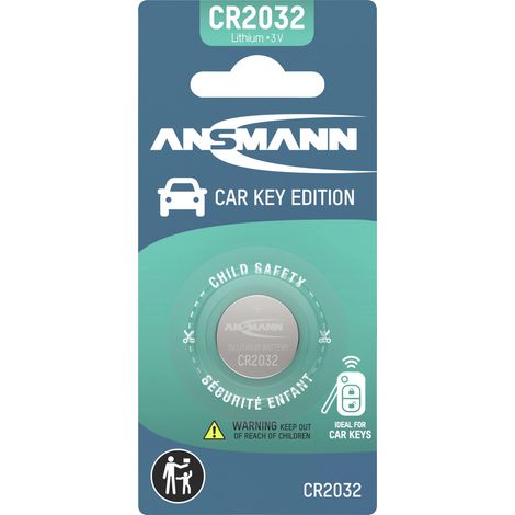 ANSMANN CR2032 Pile Bouton Clé Voiture Télécommande Pack (1/2)