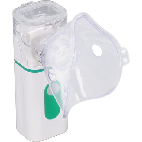 Nébuliseur portable à maille, atomiseur à main pour inhalation de brume fraîche, usage quotidien et voyage, 1,5W, vert (1/5)