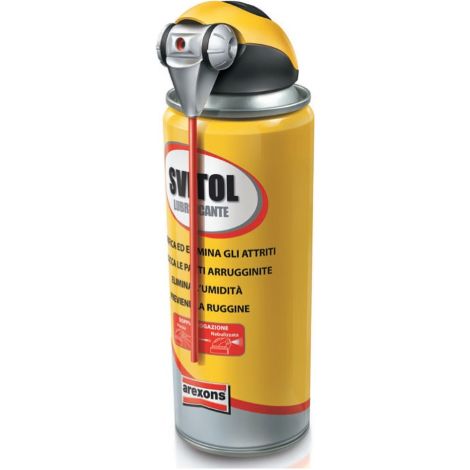 Arexons Svitol spray lubrifiant 400 ml avec distributeur 360 avec fermeture et ouverture de vanne