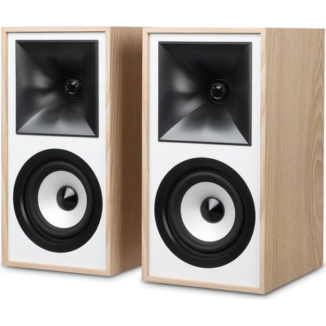 Moniteurs Studio Actifs Hi-Fi 4" 80 W RMS XLR/TRS/RCA BT 5.0, Réglage graves/aigus, Sortie caisson, Idéal pour MAO, PC, Home Studio et Musique (1/5)