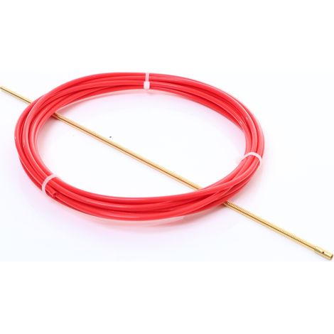 ELMAG PTFE-Seele 5 m rot, f. Alu-, Edelstahl u. Miglötdraht Ø 1,0 -1,2 mm, 1 Stk. Packung - SB (1/3)
