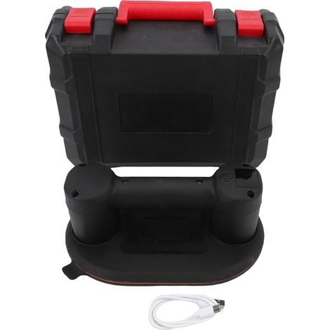 Sollevatore Piastrelle Elettrico 300kg Ventosa 24cm Display LCD Batteria 4000mAh Design Ergonomico per Marmo Vetro e Cantieri Edili (1/5)