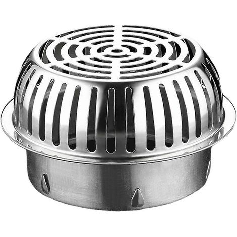 Grille anti-obstruction pour drain de toit et de sol en acier inoxydable, B-- (1/5)