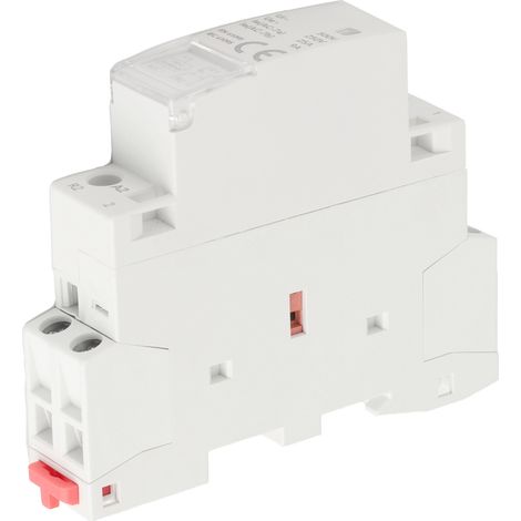 Contacteur modulaire 2P rail DIN interrupteur industriel contrôle circuit 1NO 1NC 230V GYHC-25 (1/5)