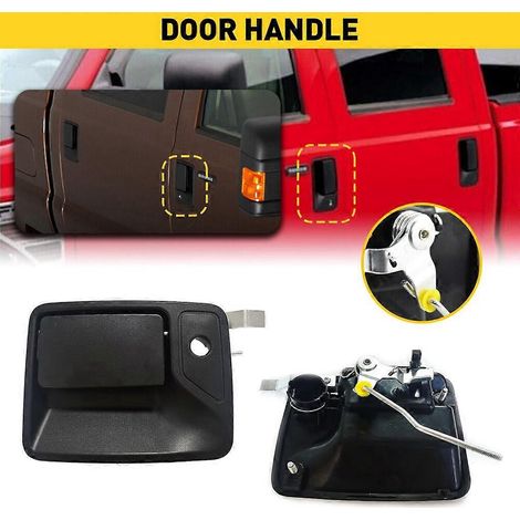 Poignée de porte avant gauche (côté conducteur/passager) 7C3Z2522404AA pour Ford F250, F350 et F450. (1/4)