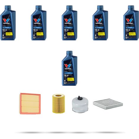 Kit tagliando 4 FILTRI e 6L OLIO compatibile con Land Rover Discovery 4 (LR4) 3.0 TDV6 200kw dal 2009 (1/5)