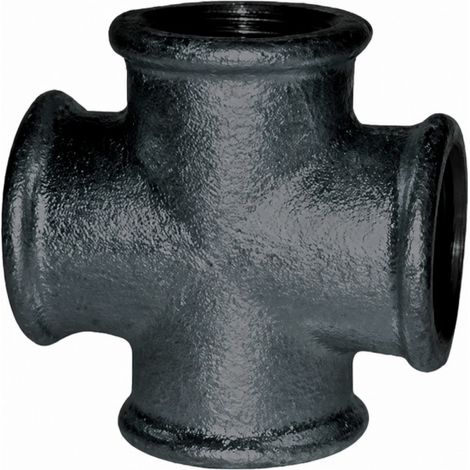 Kreuz 90° weiblich 20x27 schwarz