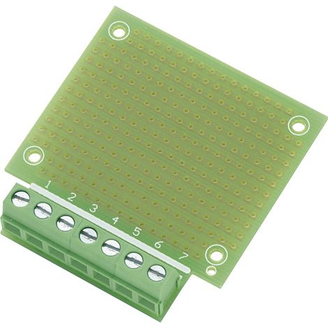 TRU COMPONENTS SU529016 Experimentierplatine Epoxyd (L x B) 53.8 mm x 49.9 mm Rastermaß 2.54 mm In (1/2)