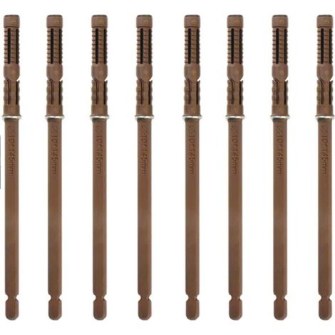 Support D'étagère Flottante, 8 PackTablette Dissimulée, Tablette Invisibles Robustes Supports pour Étagère en Bois Suspendue Armoire Murale DIY Etagères Murale (10x145mm) (1/5)