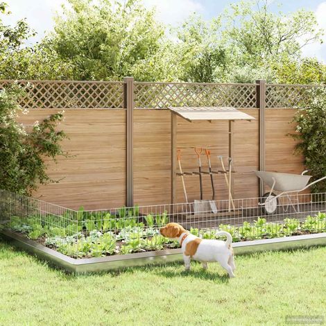 Valla de Jardín con Estacas 12 pcs 95 x 50 cm Mesh Plateado
