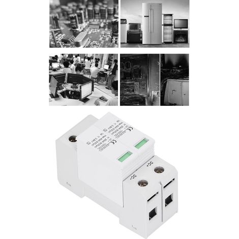 Parafoudre photovoltaïque CC SGSP-40 blanc, protection contre les surtensions 1000 V, 40 kV 2P (1/5)