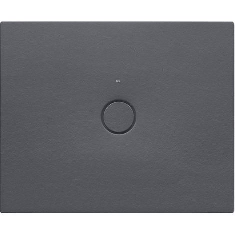 Plato de ducha extraplano de SENCERAMIC® 1000x800 mm CRATOS - ROCA Color: Onix