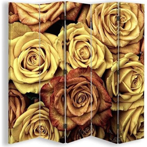 Paravento bilaterale, Rose da tਠ- 180x170 (1/5)
