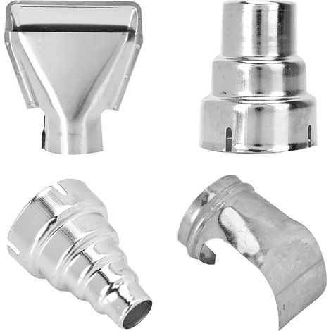 Kit de 4 pistolets à air chaud électriques, accessoires et outils industriels sous emballage rétractable (1/5)
