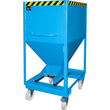 eurokraft pro, Conteneur-silo en forme d'entonnoir, mobile avec