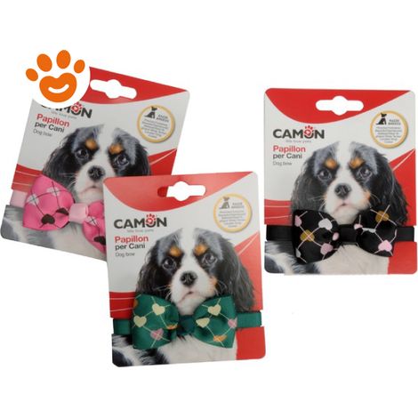 Camon Dog Papillon Regolabile - Confezione 1 Pezzo (Colori Assortiti) - Accessori