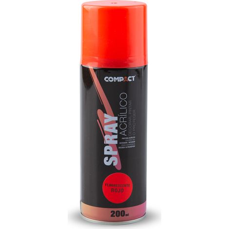 Fluoreszierende rote Acryl-Sprühfarbe, 200 ml