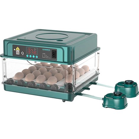 Incubadora de huevos, control automático de temperatura, funcionamiento a doble voltaje, ES 30 huevos (1/2)