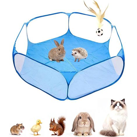 Parc pour petits animaux animaux parc pour chiots tente étanche pliable clôture jardin portable cochons d Inde lapins hamsters chinchillas (1/3)