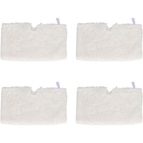 4 Pièces de Pads Microfibre pour Serpillière à Vapeur, Compatible Shark S3901 S3500 S3501