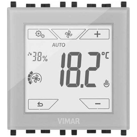 02951.Bn Termostato Táctil Domótico 2M Neutro