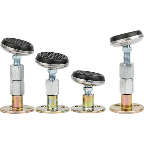 Lot de 4 Cadres de lit réglables en Hauteur et Angle de tête de lit - Support télescopique pour Chambre à Coucher, Mur, lit, Anti-secousses - Support télescopique pour lit, Chaise, canapé (1/5)