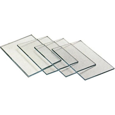 Vetrini incolori para pantallas 980x20x750 mm, paquete de 4 piezas
