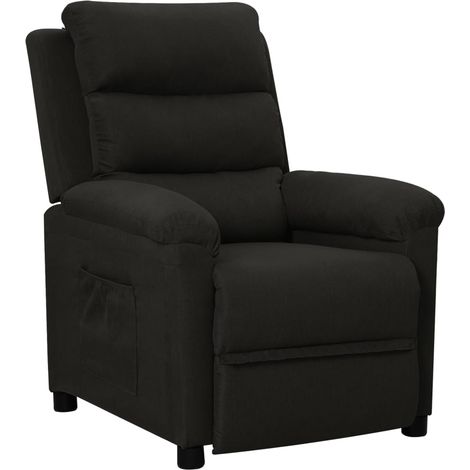 Relaxsessel Schwarz Stoff