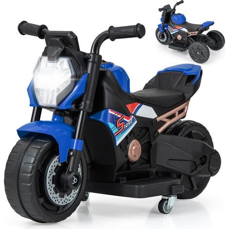 Kids Ride-on Motorcycle Toddlers 6V Electric Toy Bike w/Training Wheels (1/5)