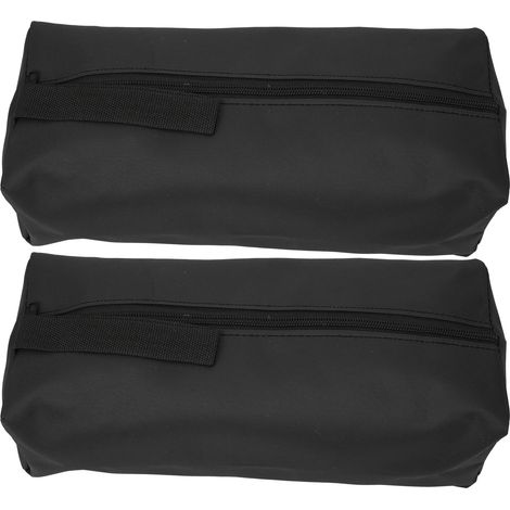 Werkzeugtasche aus Polyester mit Reißverschluss, tragbarer Organizer für Schlüssel und Schraubendreher, Schwarz – ideal für den Außenbereich (1/5)