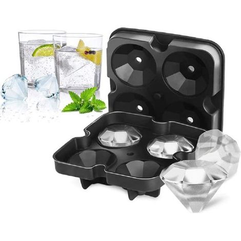 Bandejas para cubitos de hielo, Moldes de silicona para hielo, Cubitos de hielo, ginebra y cócteles, Regalos para el Día del Padre, Presente (1/5)
