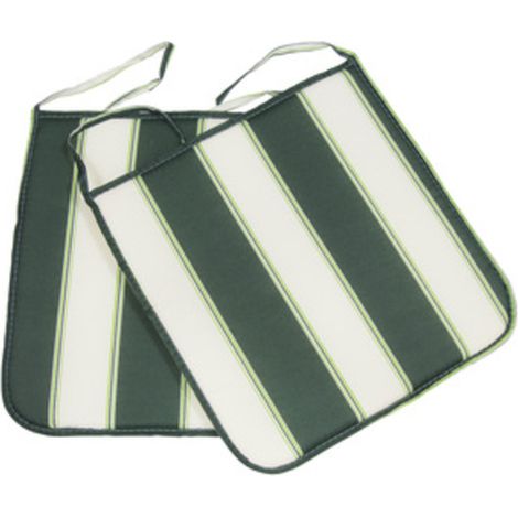 4PZ CUSCINO PANAREA DIMENSIONI CM.39X39X2 RIGATO VERDE
