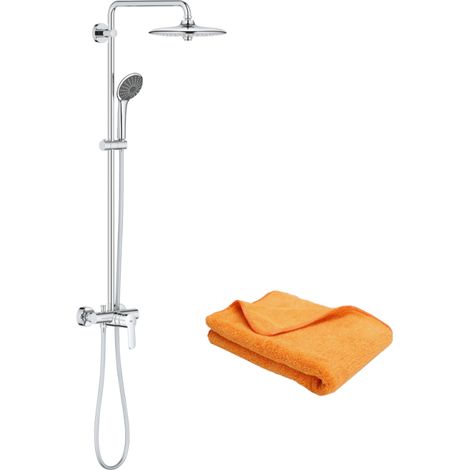 Columna de ducha Grohe Vitalo 260 Joy tres zonas de chorro diferentes + microfibra (1/5)