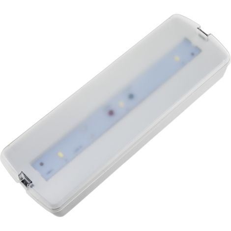 BeMatik - Luz de emergencia IP20 LED 220VAC 175 Lumen